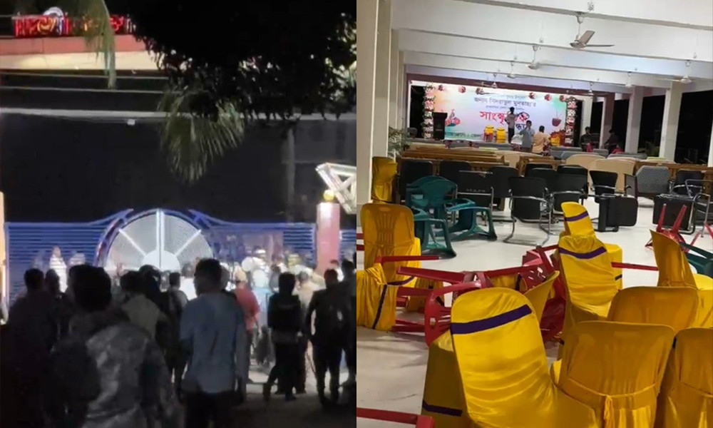 পুলিশ লাইন্সে সংঘর্ষ ও ভাঙচুর, আহত অন্তত ৩০