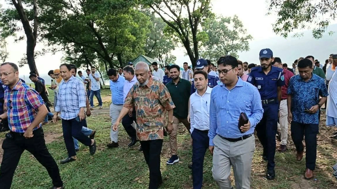 সিলেট-জাফলং রেলপথ নির্মাণের প্রাথমিক প্রস্তুতি শুরু, রুট পরিদর্শনে দুই মন্ত্রী