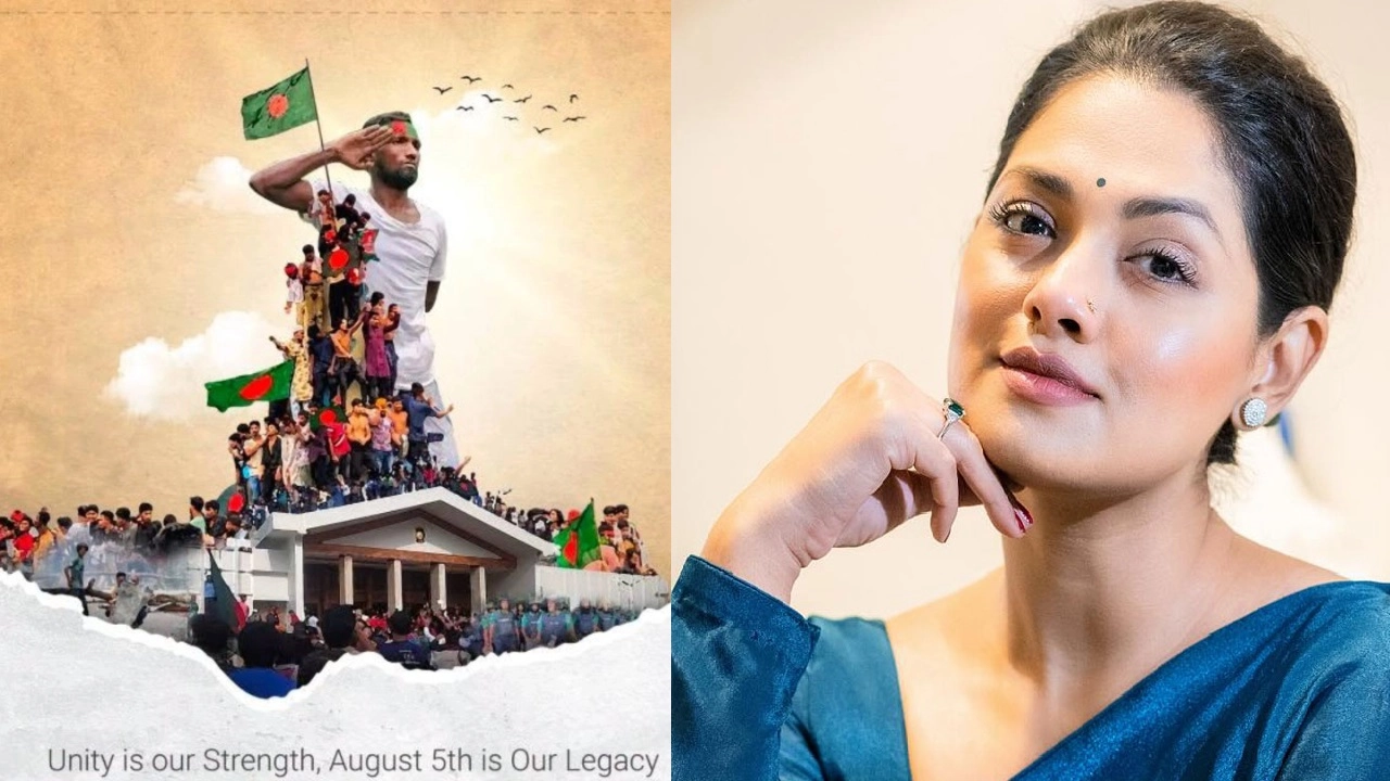 গণ-অভ্যুত্থানের ঐতিহাসিক দিন স্মরণে ‘দ্বিতীয় স্বাধীনতা’র শুভেচ্ছা জানালেন অভিনেত্রী নুসরাত ইমরোজ তিশা