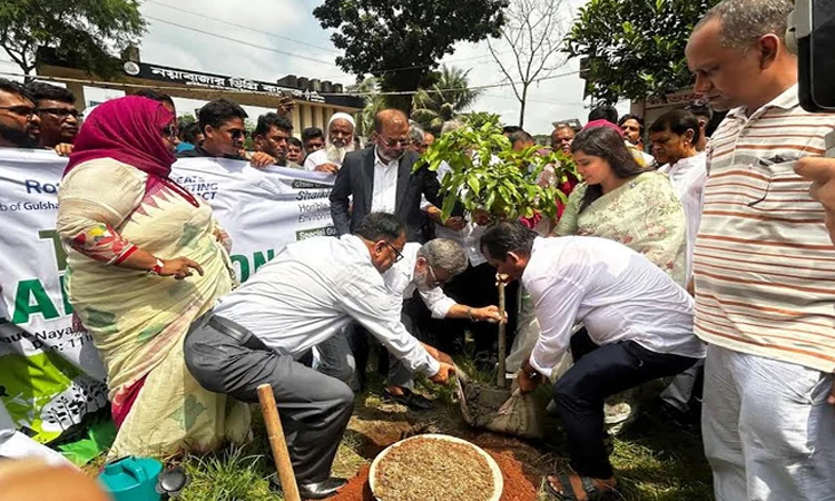 আগামী পাঁচ বছরে সারাদেশে ২৫ কোটি গাছ বাঁচিয়ে রাখার লক্ষ্য নিয়ে সরকারের দেশব্যাপী বৃক্ষরোপণ কর্মসূচি শুরু