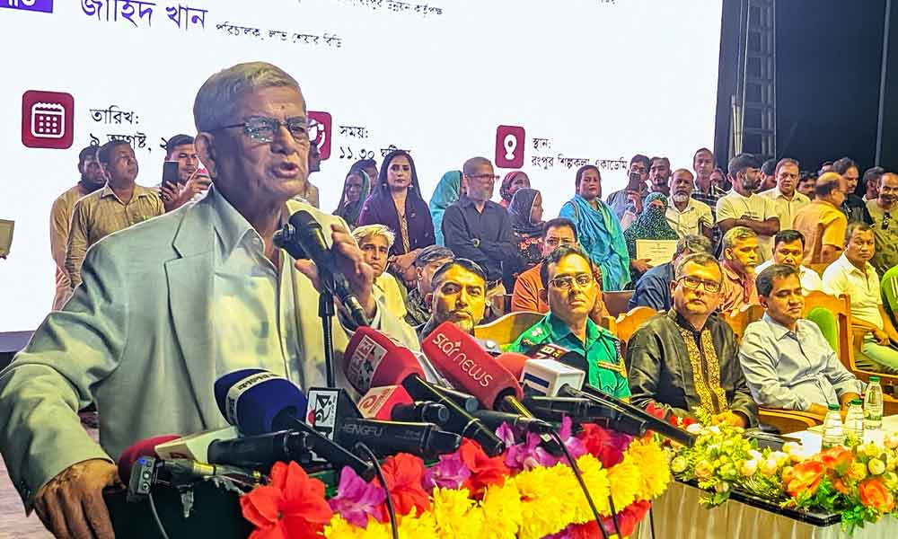 রাজনৈতিক সংকট নিরসনে সরকারের আরও সময় প্রয়োজন: মির্জা ফখরুল